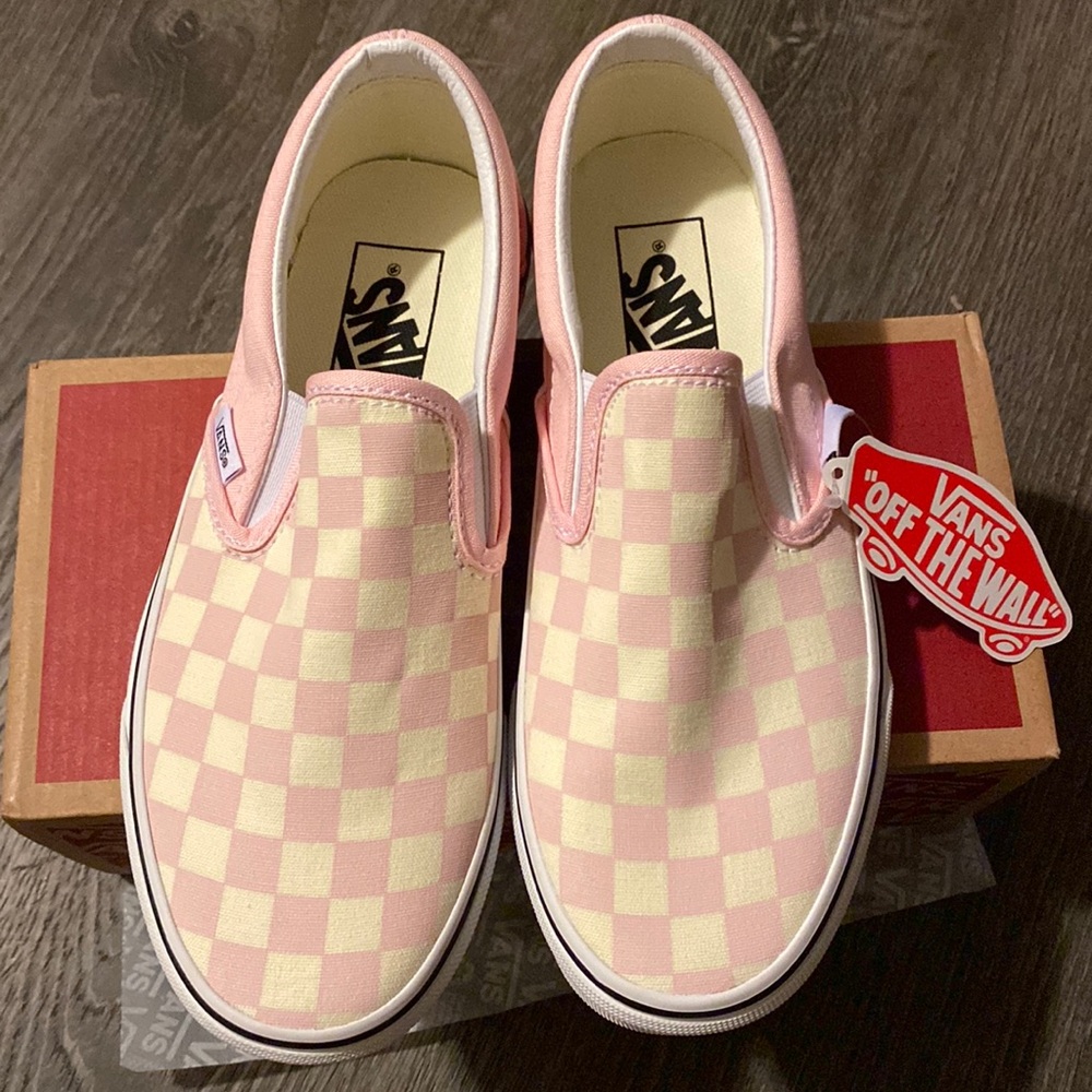 BNIB Vans Checkerboard Slip Ons